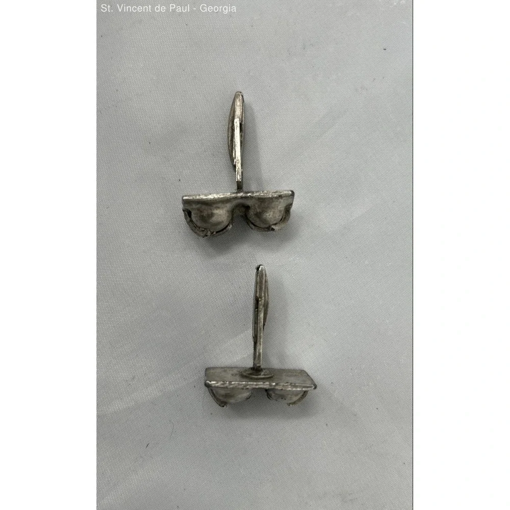 Vintage 925 Sterling Silver Adult Hand Full of Breast Cufflinks Great Condition